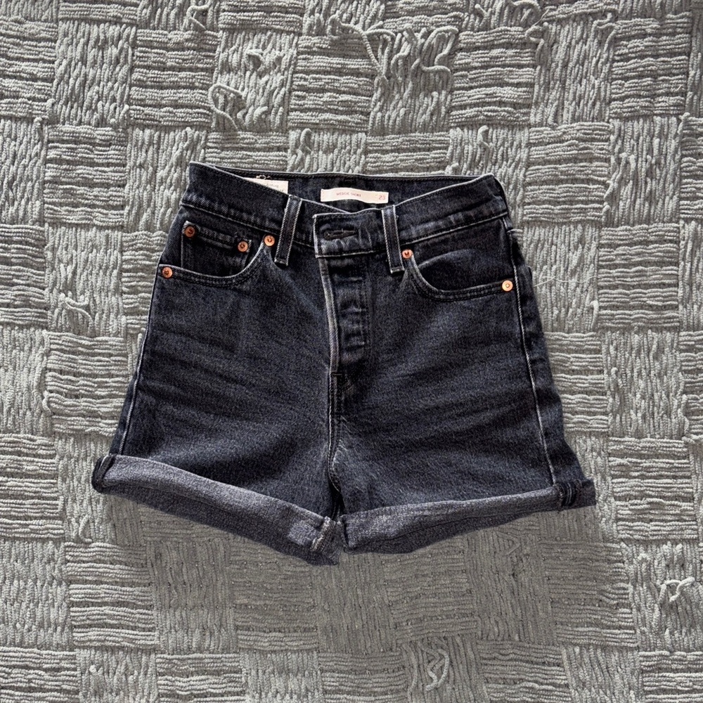 Levi's Dark Denim Jean Shorts
